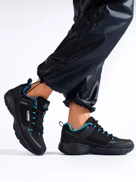 Dámske outdoorové trekové topánky DK čierno-modrá